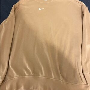 Nike Oversized Crewneck- tan